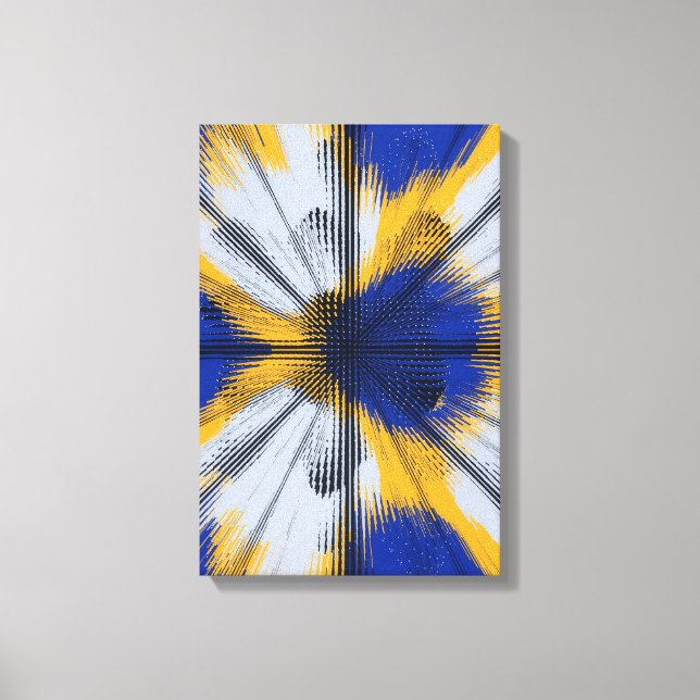 Colourful Interference Pattern  Canvas Print (Front)