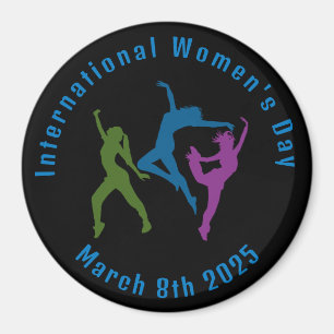 Colourful International Women's Day Magnet