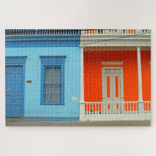 Colourful Iquique street 1014-pc Jigsaw Puzzle