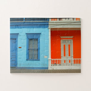 Colourful Iquique street 30-pc Jigsaw Puzzle
