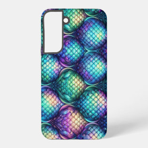 Colourful/iridescent aquatic scales samsung galaxy case
