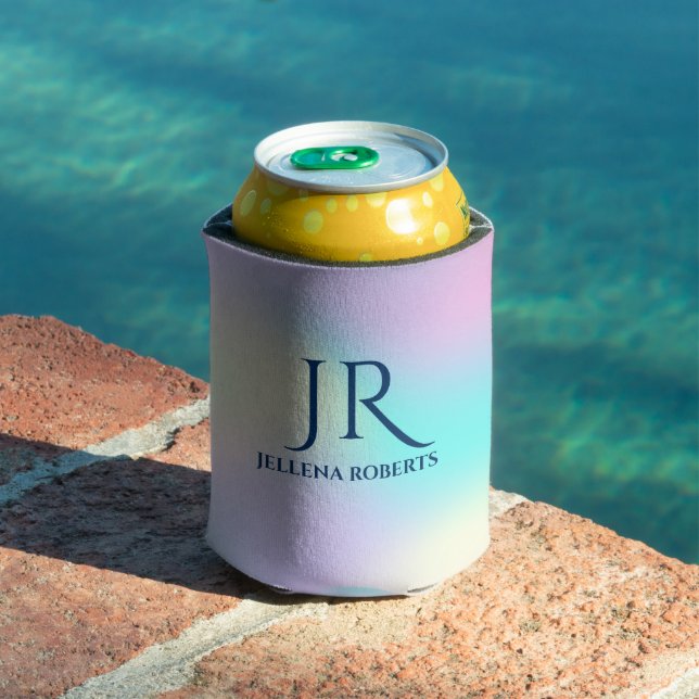 Colourful iridescent background 2 can cooler (In Situ Pool)
