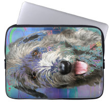 Colourful Irish Wolfhound Art Work 
