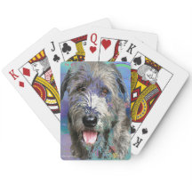 Colourful Irish Wolfhound Art Work 