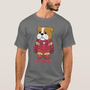 Colourful Iron English Bulldog Funny Puppy Pet Lov T-Shirt