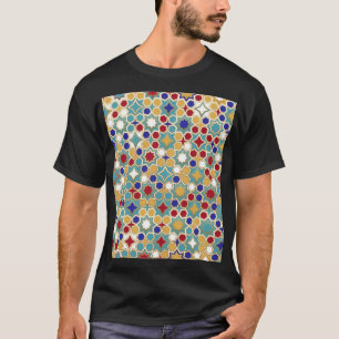 Colourful Islamic Mosaic Seamless Pattern T-Shirt