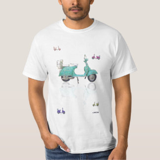 Colourful Italian Scooter white T-Shirt
