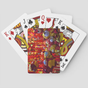 Colourful items for sale in a shop in Hong Kong Playing Cards