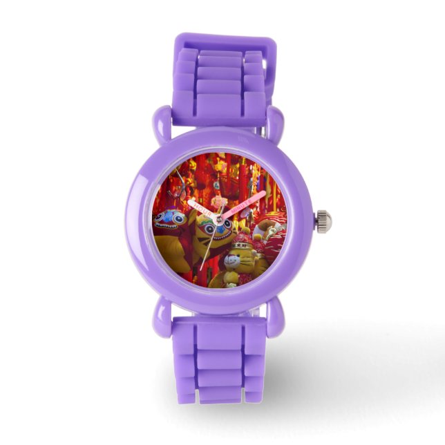 Colourful items for sale in a shop in Hong Kong Watch (Front)