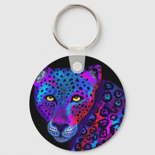 Colourful Jaguar Key Ring