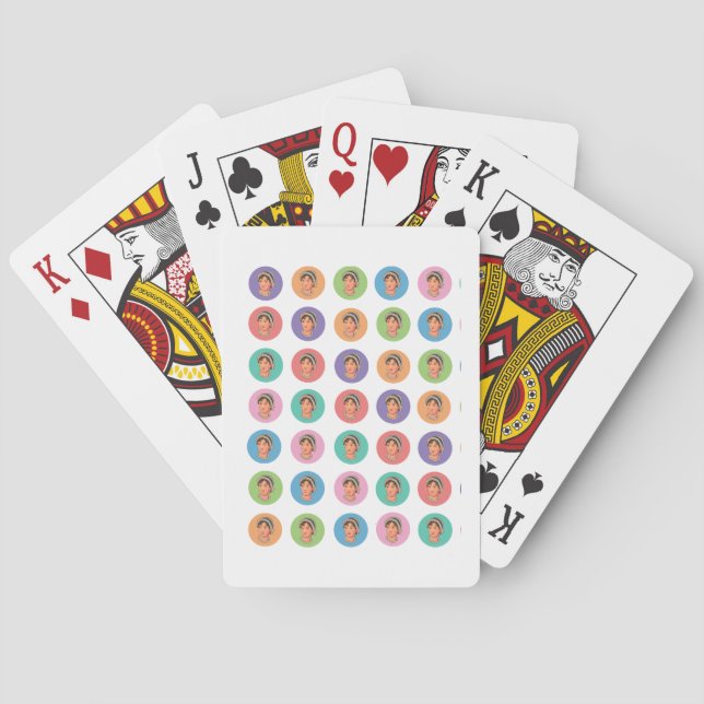 Colourful Jane Austen Playing Cards (Back)