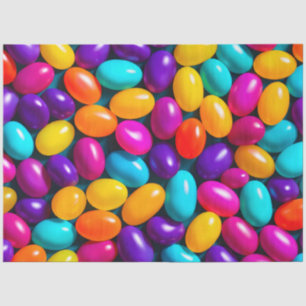 Colourful Jelly Bean Art Tissue Paper