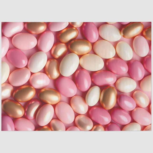 Colourful Jelly Bean Art Tissue Paper (Front)
