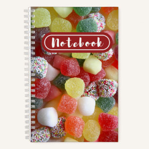 Colourful Jelly Candies Fun Notebook