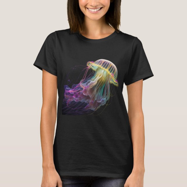 Colourful Jelly Fish T-Shirt (Front)