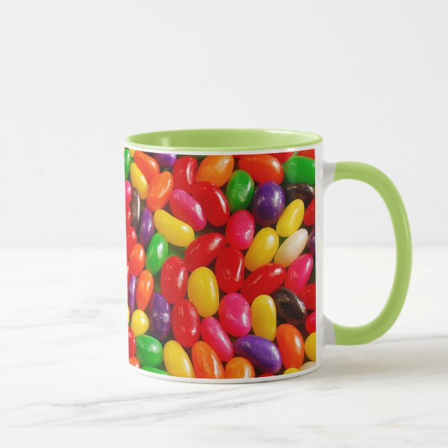 Colourful jellybean pattern mug (Right)