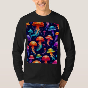 Colourful Jellyfish Long Sleeve T-Shirt