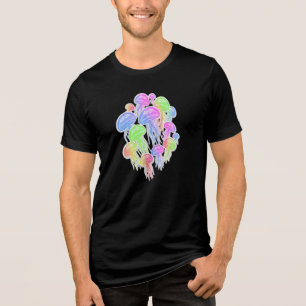 Colourful Jellyfish Tri-Blend Shirt