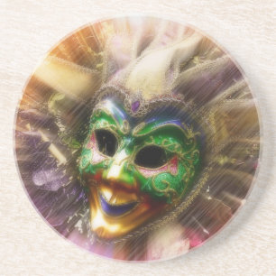 Colourful Jester Coaster