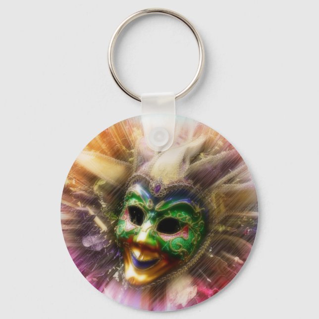 Colourful Jester Key Ring (Front)