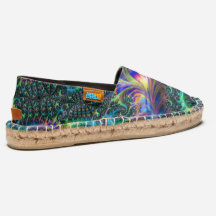 Colourful Jewel Tone Fractal Spiral Abstract Art