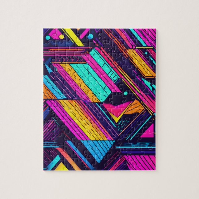 Colourful Jigsaw Puzzle (Vertical)