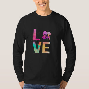 Colourful Jigsaw Puzzles Mum Jigsaw Puzzles T-Shirt