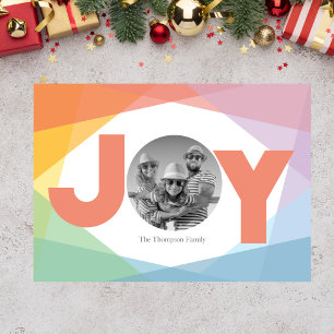 Colourful Joy Christmas Card