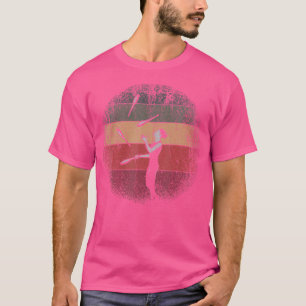 Colourful Juggler Juggling Clown Retro Circus Jugg T-Shirt