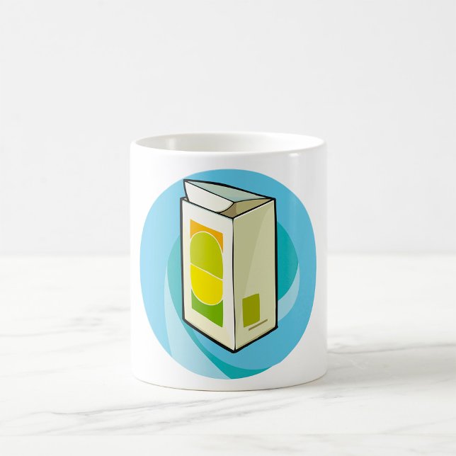 Colourful Juice Carton Modern Minimal  Coffee Mug (Creator Uploaded)