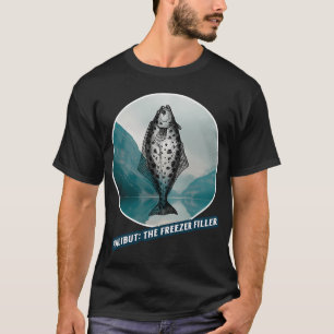 Colourful Jumping Marlin with Fishing Rod Water Sp T-Shirt