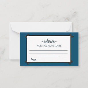 Colourful Jungle Adventure Baby Shower Advice Card