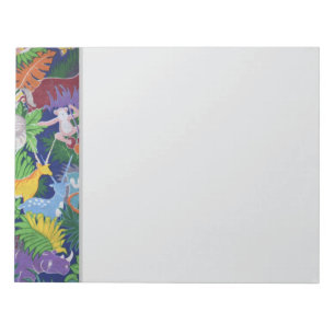 Colourful Jungle Animals Notepad