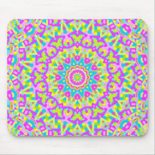 Colourful Kaleidoscope 010 Mouse Mat