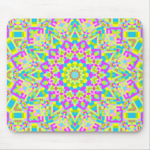 Colourful Kaleidoscope 02 Mouse Mat