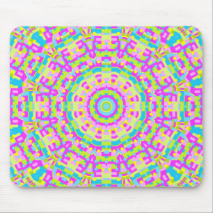 Colourful Kaleidoscope 03 Mouse Mat