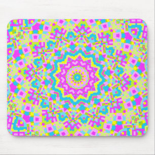 Colourful Kaleidoscope 04 Mouse Mat