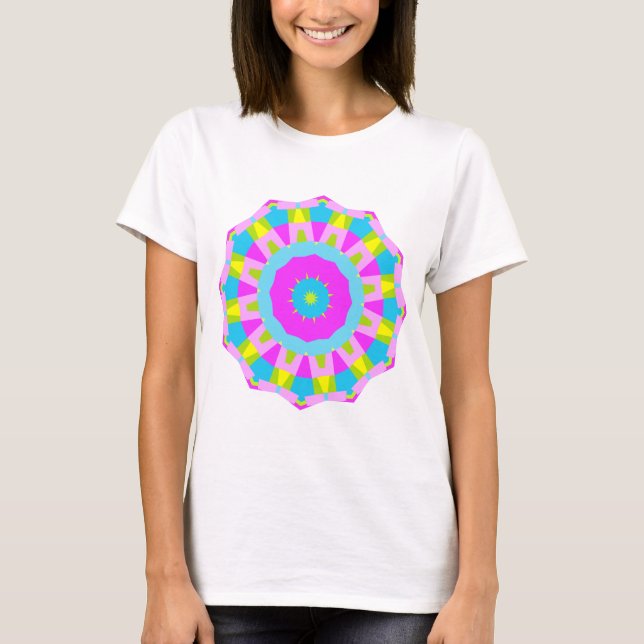 Colourful Kaleidoscope 04 T-Shirt (Front)