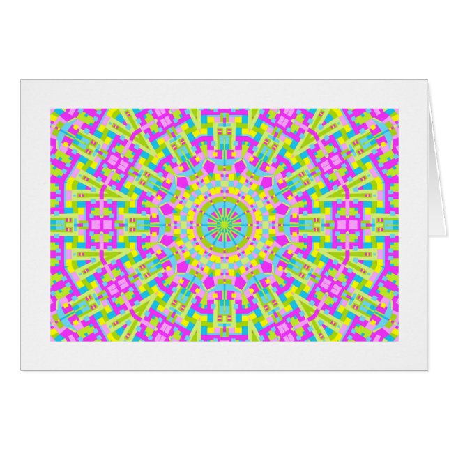 Colourful Kaleidoscope 05 (Bordered) (Front Horizontal)
