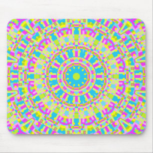 Colourful Kaleidoscope 06 Mouse Mat