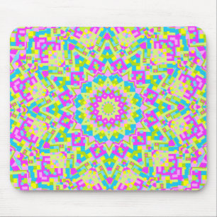 Colourful Kaleidoscope 07 Mouse Mat