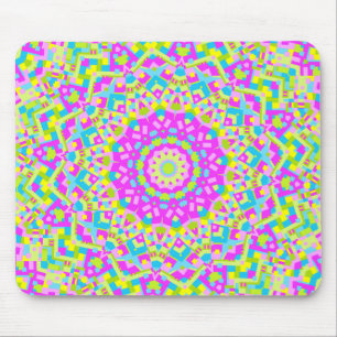 Colourful Kaleidoscope 08 Mouse Mat