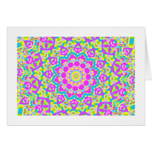 Colourful Kaleidoscope 09 (Bordered) (Front Horizontal)