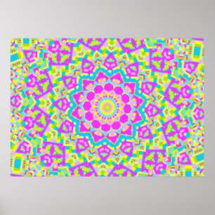 Colourful Kaleidoscope 09 Poster