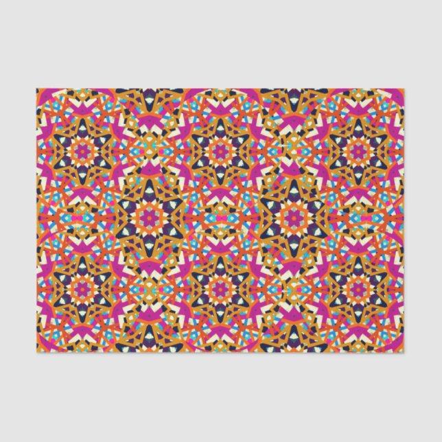 Colourful Kaleidoscope All-Occasion Tissue Paper (Front)