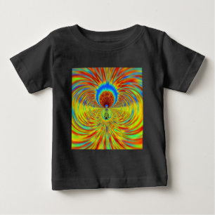 Colourful Kaleidoscope Art Print Baby T-Shirt