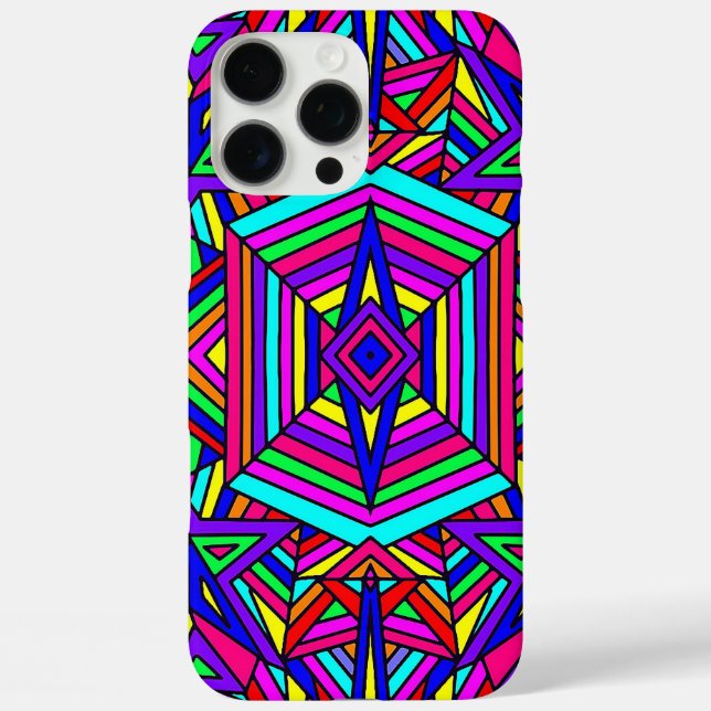 Colourful Kaleidoscope Case-Mate iPhone Case (Back)