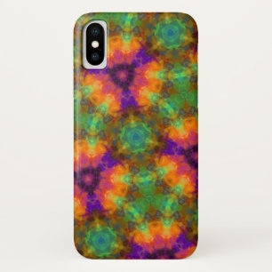 Colourful Kaleidoscope Geometric Pattern iPhone X Case