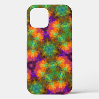 Colourful Kaleidoscope Geometric Pattern iPhone 12 Case