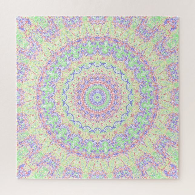 Colourful Kaleidoscope Jigsaw Puzzle (Vertical)